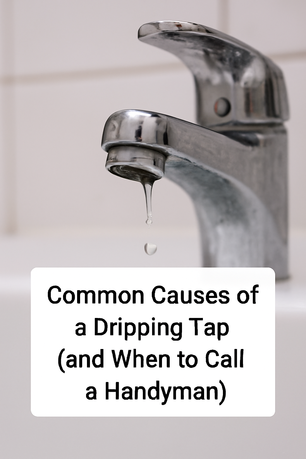 Common Causes of a Dripping Tap (and When to Call a Handyman)