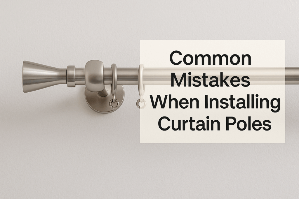 Common Mistakes When Installing Curtain Poles