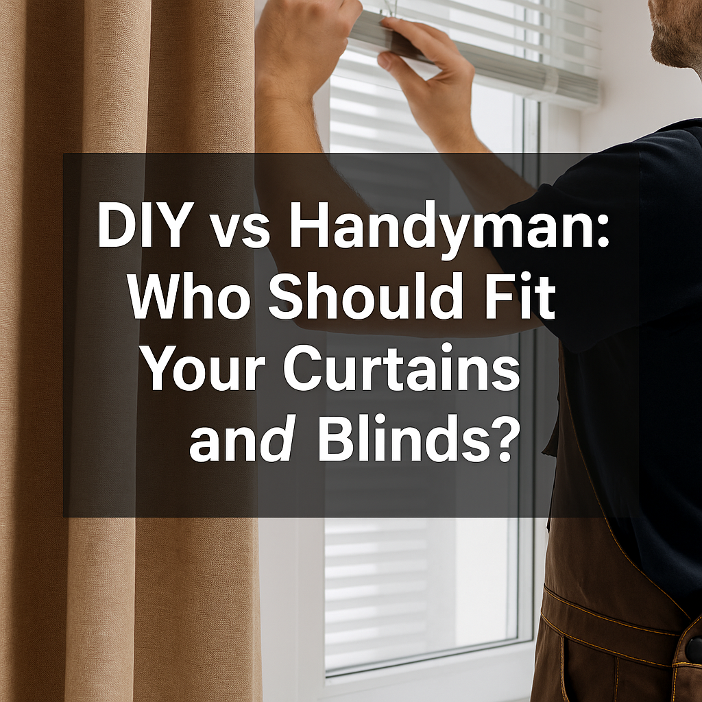 DIY vs Handyman: Who Should Fit Your Curtains and Blinds in Blackburn?