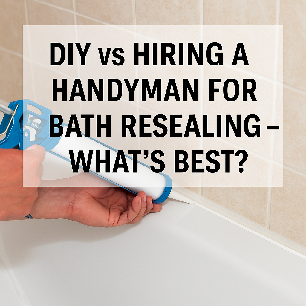 DIY vs Hiring a Handyman for Bath Resealing