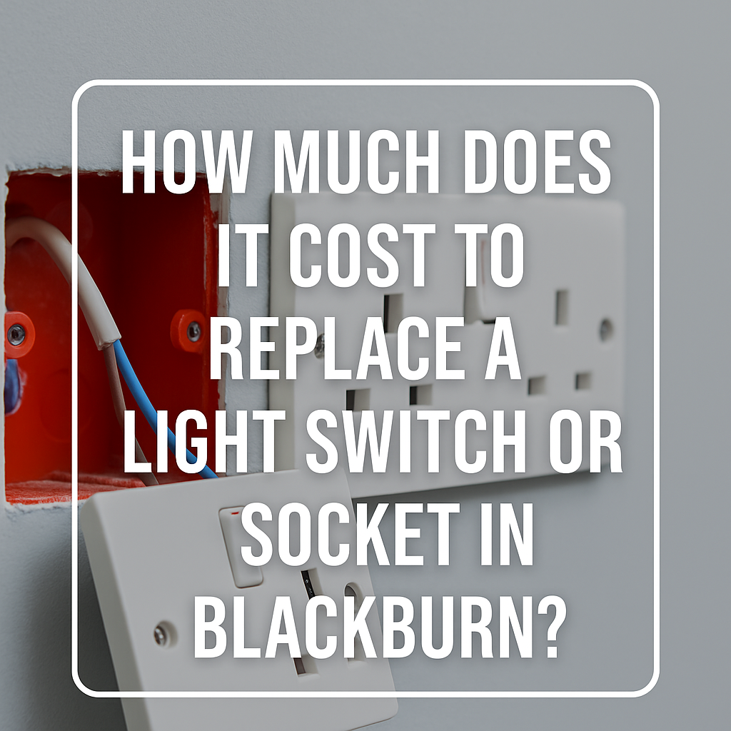 How Much Does It Cost to Replace a Light Switch or Socket in Blackburn?