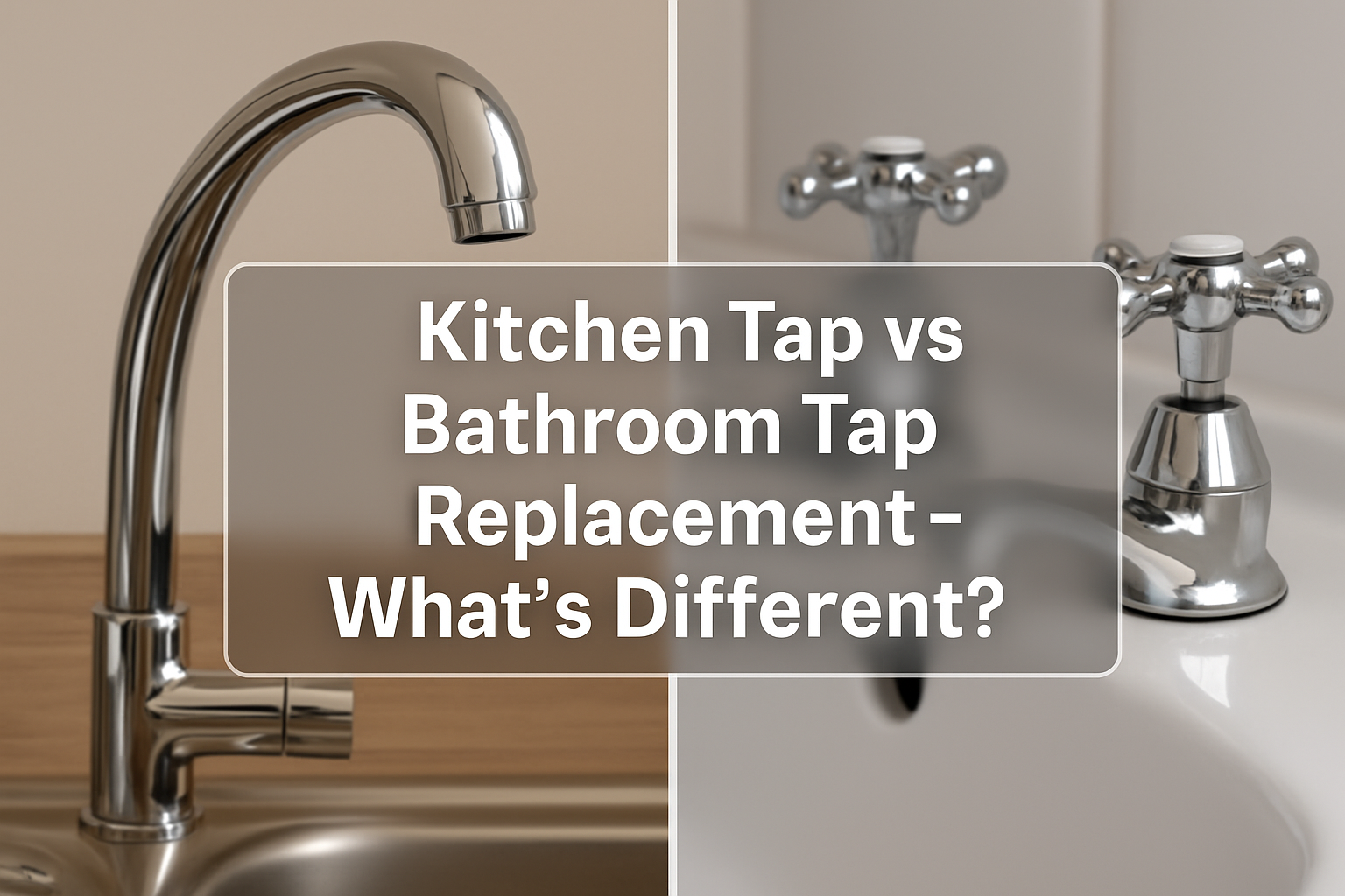 Kitchen Tap vs Bathroom Tap Replacement – What’s Different?