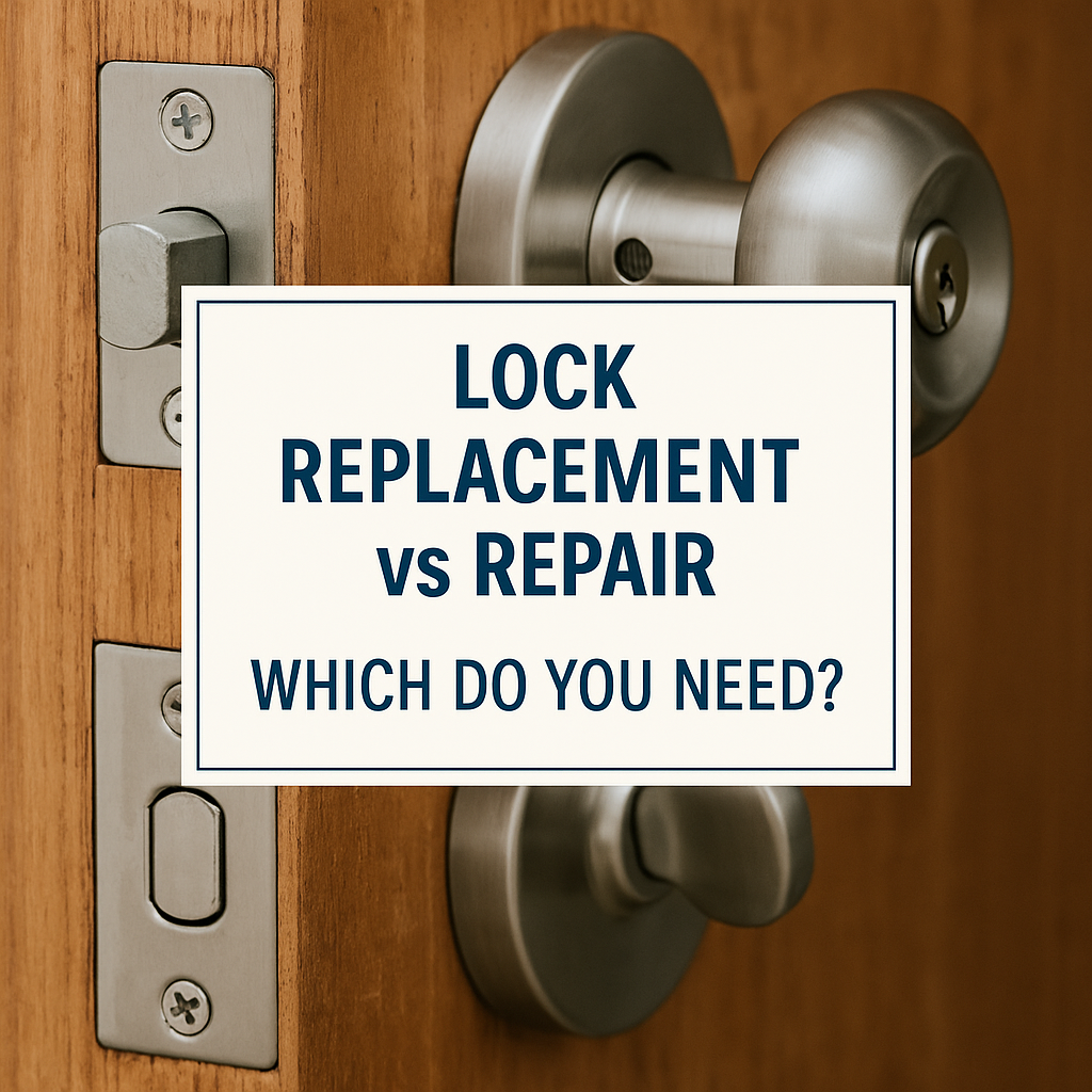 Lock Replacement vs Repair – Which Do You Need?