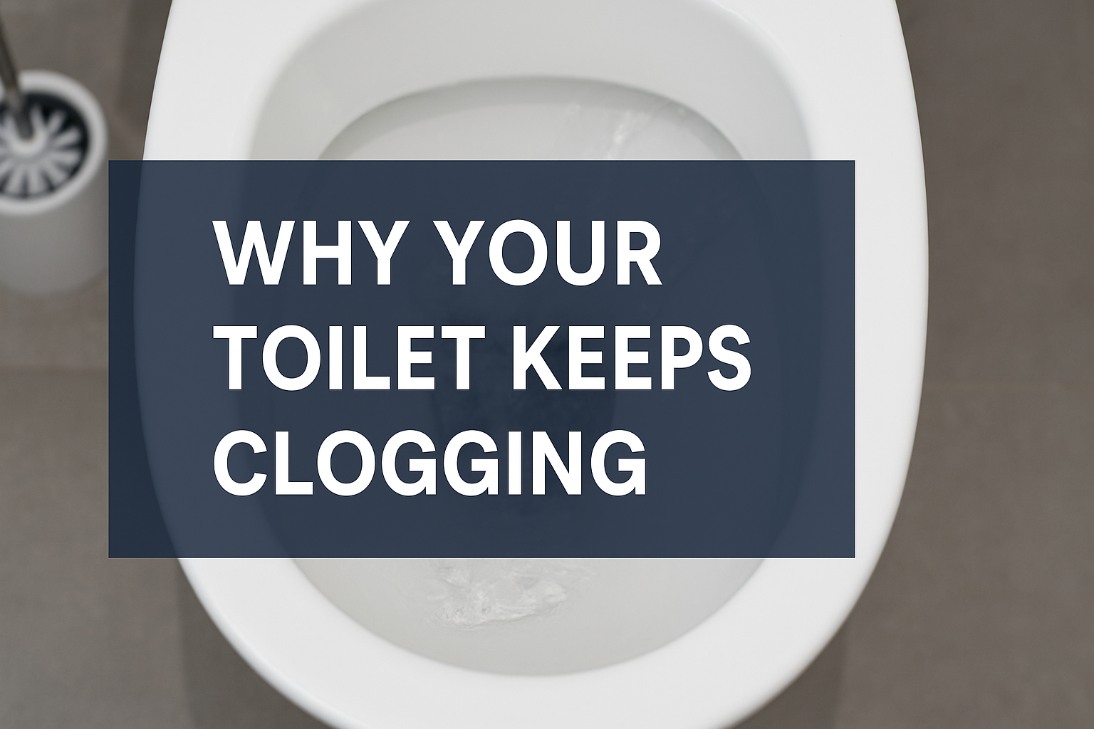 Why Does My Toilet Keep Clogging? Causes & Fixes
